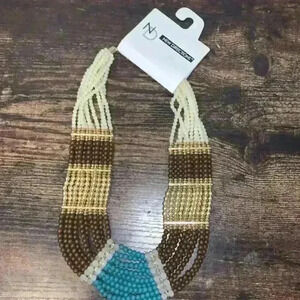 NWT New Directions beaded necklace